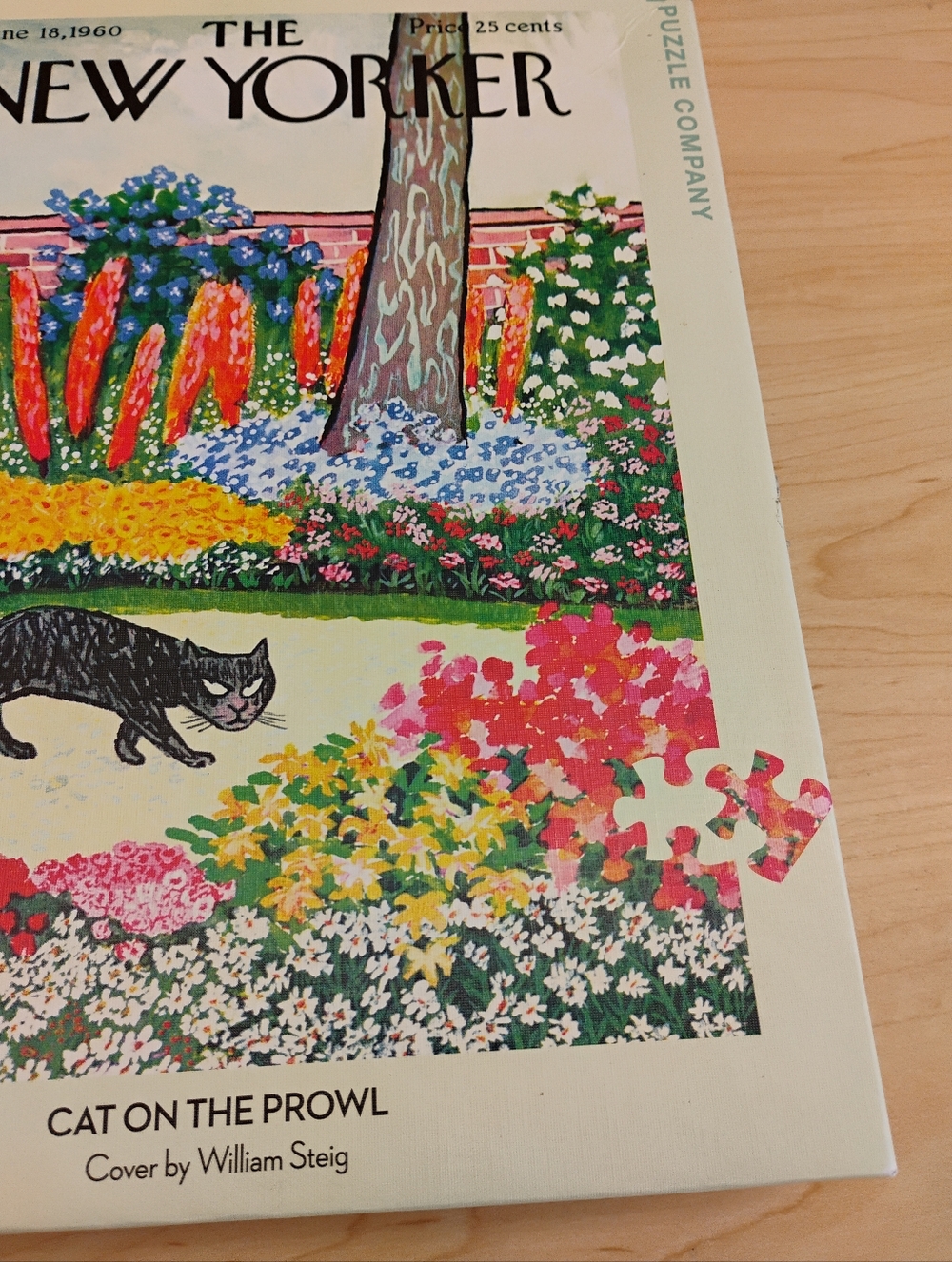 The New Yorker 'Cat on the Prowl' 1000-Piece Jigsaw Puzzle - Multicolor - Picture 9 of 15
